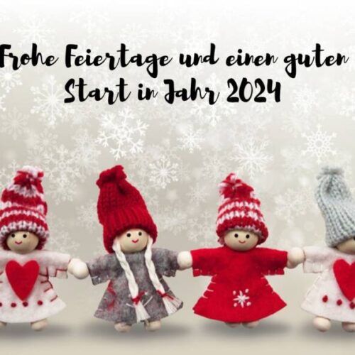 Das gesamte Team wünscht euch frohe Festtage…